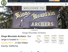 Tablet Screenshot of kingsmountainarchers.org